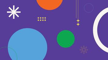Bold Purple Backdrop with Colorful Background vector