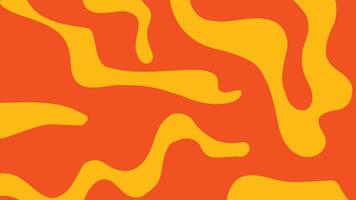 Orange and black abstract background vector