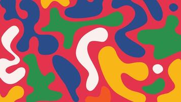 Bright abstract blob background vector