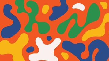 Vibrant abstract fluid background vector
