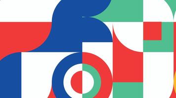 Colorful retro graphic curves background vector