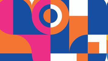 Bold modern shapes background vector