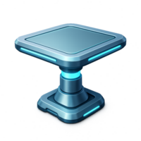 Futuristic 3D Table Design with Sleek Modern Aesthetics png