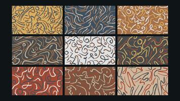 colorful abstract patterns for design vector