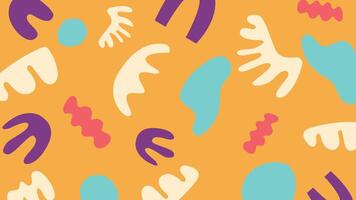 Quirky organic form background vector