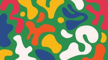 Colorful artistic blob background vector