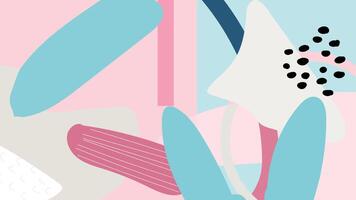 Colorful scribble art background vector