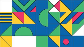 Playful retro tile background vector