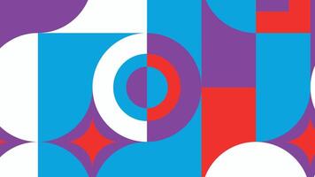 Modern digital color blocks background vector