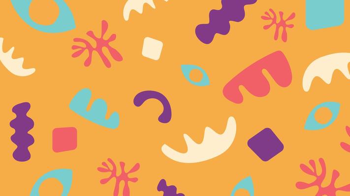 Funky abstract cutout background