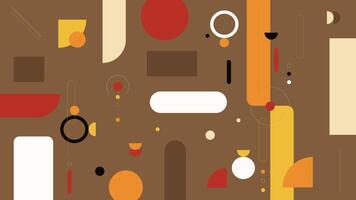Brown Abstract Backdrop with Retro Background vector
