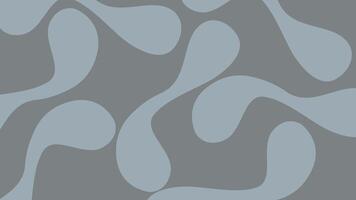 Cool blue abstract blob background vector