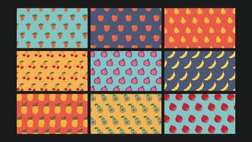 Abstract modern shapes background Set vector