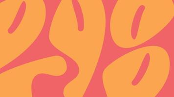 Bold orange abstract background vector