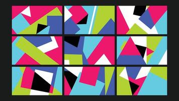 Playful abstract doodle background Set vector