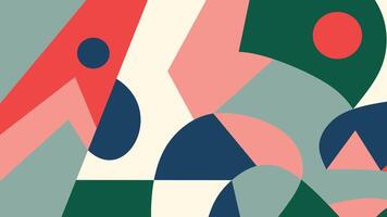 Playful abstract retro background vector