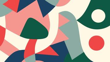 Modern abstract forms background vector