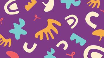 Abstract wavy handcut background vector