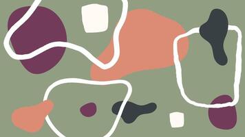 Pastel abstract organic background vector
