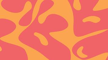 Coral and yellow abstract background vector