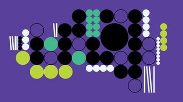 Bright circular composition background vector
