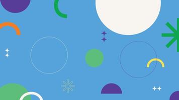 Blue Abstract Background with Playful Background vector
