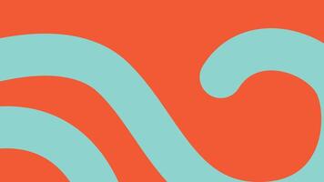 Aqua Wave Shapes Background vector