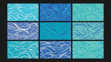 Soft neutral abstract background Set vector