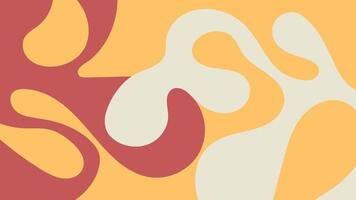 Abstract warm fluid background vector