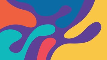 Abstract layered color background vector