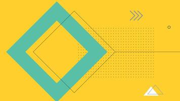 Abstract turquoise diamond shape background vector