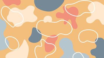 Beige fluid abstract background vector