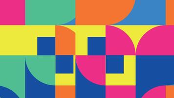 Colorful abstract retro mosaic background vector