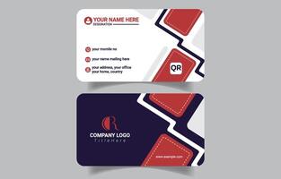 Modern Personal Business Card Ready Template vector