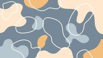 Gray fluid shape abstract background vector
