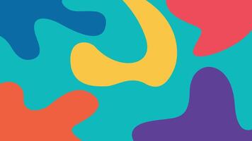 Artistic colorful fluid background vector