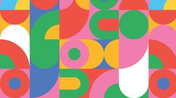 Retro abstract color background vector