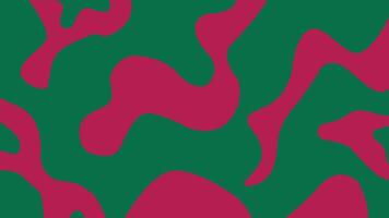 Red and cyan abstract fluid background vector