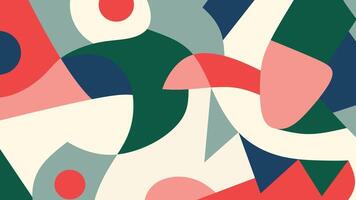 Abstract shapes dynamic background vector