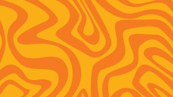 Orange yellow swirl abstract background vector