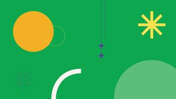 Bright Green Background with Abstract Background vector