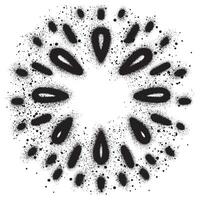 firework graffiti with black spray paint. EPS 10 vector
