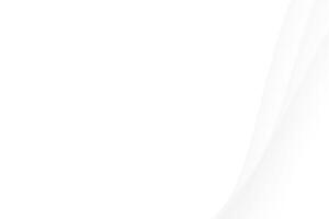 White abstract wave background modern minimal clean elegant vector