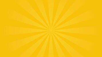 radial sunbeam animation background yellow shiny blink looping background video