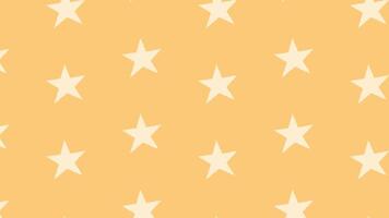cute wiggle star icon seamless pattern background animation video