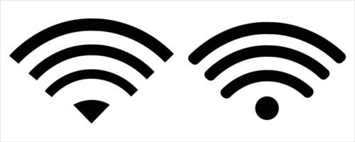 wi fi icon set vector