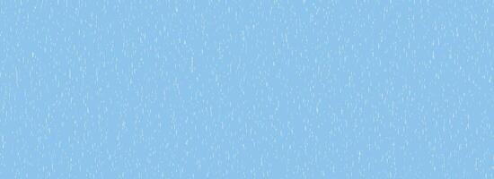 Falling rain seamless pattern. Repeating pouring rain texture. Repeated water drops background. Vertical downpour backdrop. Sleet, hail or snow precipitation wallpaper. Bad weather season. vector
