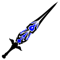 Abstract Blue Shape Dynamic Design on Transparent Background png