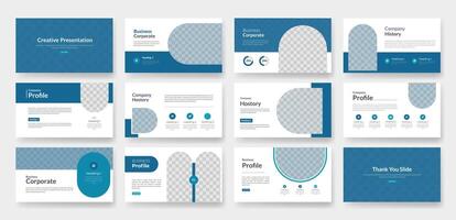 Professional Business Presentation Slides Modern Design Templates vector