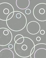 Pastel Circle Grunge Pattern on Gray vector